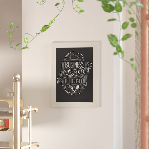 Flash Furniture 18 x 24 White Magnetic Hanging Chalkboard HGWA-GDIS-CRE8-954315-GG - main